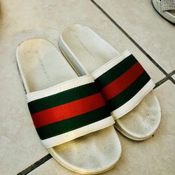 White Green Red Slides $5 size 6
