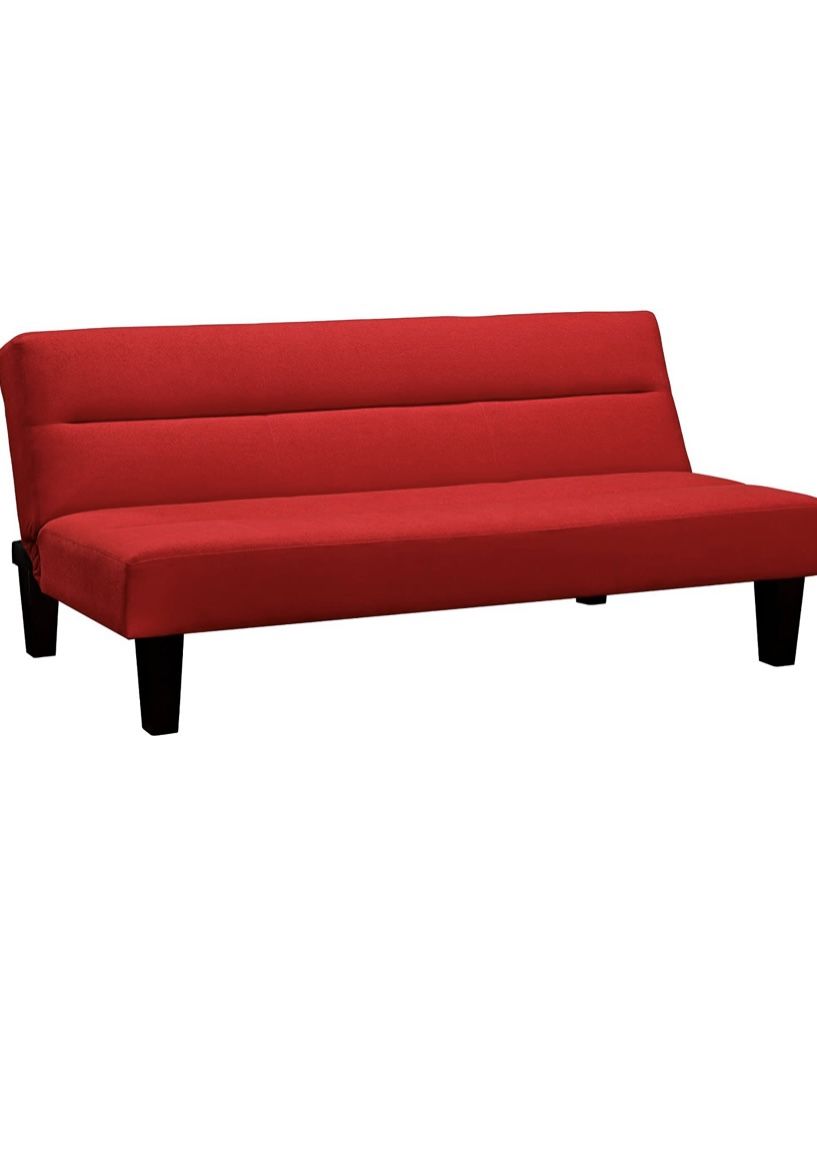 Dorel Home Products Kebo Futon, Red Microfiber