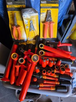 Insulated tools for electrical work