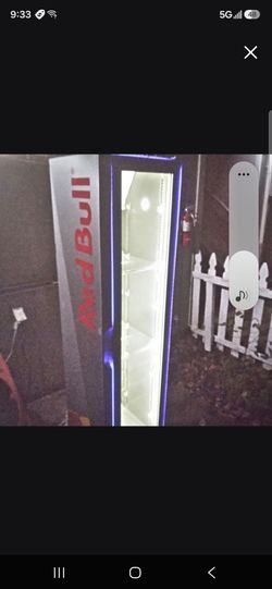 Red Bull Branded Commercial Display Refrigerator