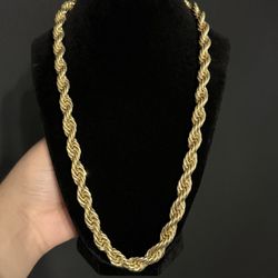 18K Gold filled Rope chain