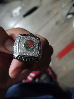 rose bowl Wisconsin badger authentic ring