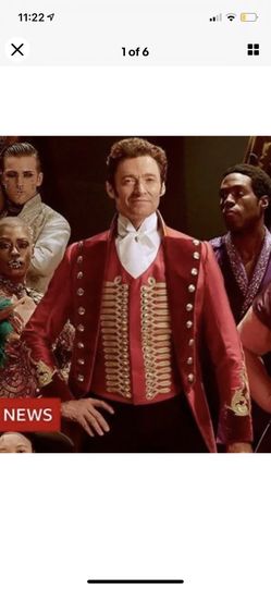 MENS GREATEST SHOWMAN INSPIRED CIRCUS RINGMASTER CUSTOM MADE COSTUME SZ LARGE