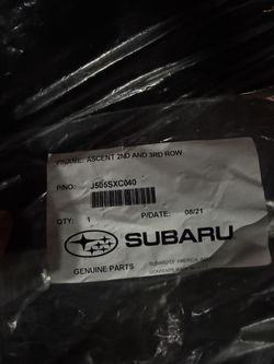 Subaru Ascent Weatherproof Floor Matts