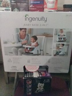 New Baby booster seat $30