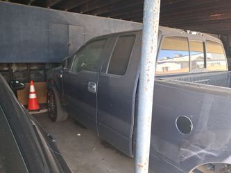 Dark Blue Pickup Truck Extended Cab