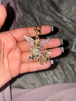 st michael necklace