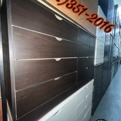 Brown Katy Eight Drawer Dresser Chest Mueble Nuevo 