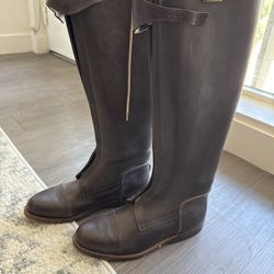 Leather Riding Boots
