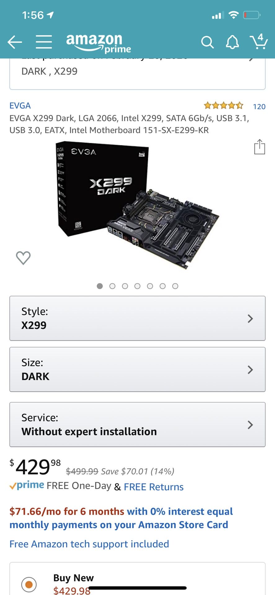 Evga dark x299 motherboard