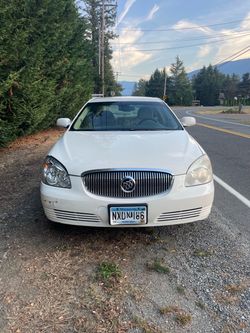 2009 Buick Lucerne; CX Sedan 4D; White