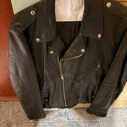 1960s Vintage Harley Davidson Leather Jacket