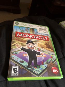 Monopoly Xbox 360 game classic and world edition