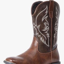 Cowboy Boots For Men Square Toe Western Boots… Nice …😎😎😎