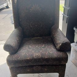 (2) ●REDUCED●HI- End HENREDON Highback Chairs