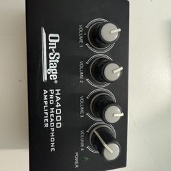 On Stage Headphones Amplifier