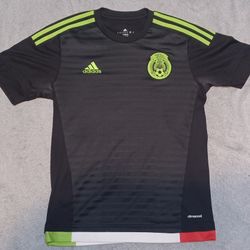 Mens Size Small Mexico International Jersey Home Red Black Green