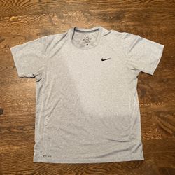 Gray Nike Dri-Fit T-shirt - Large