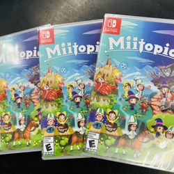 Nintendo Switch Game - Sealed - Brand New - $60 Each - Miitopia 