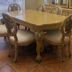 Dining table 6 chairs