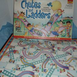 Vintage Chutes and Ladders board game