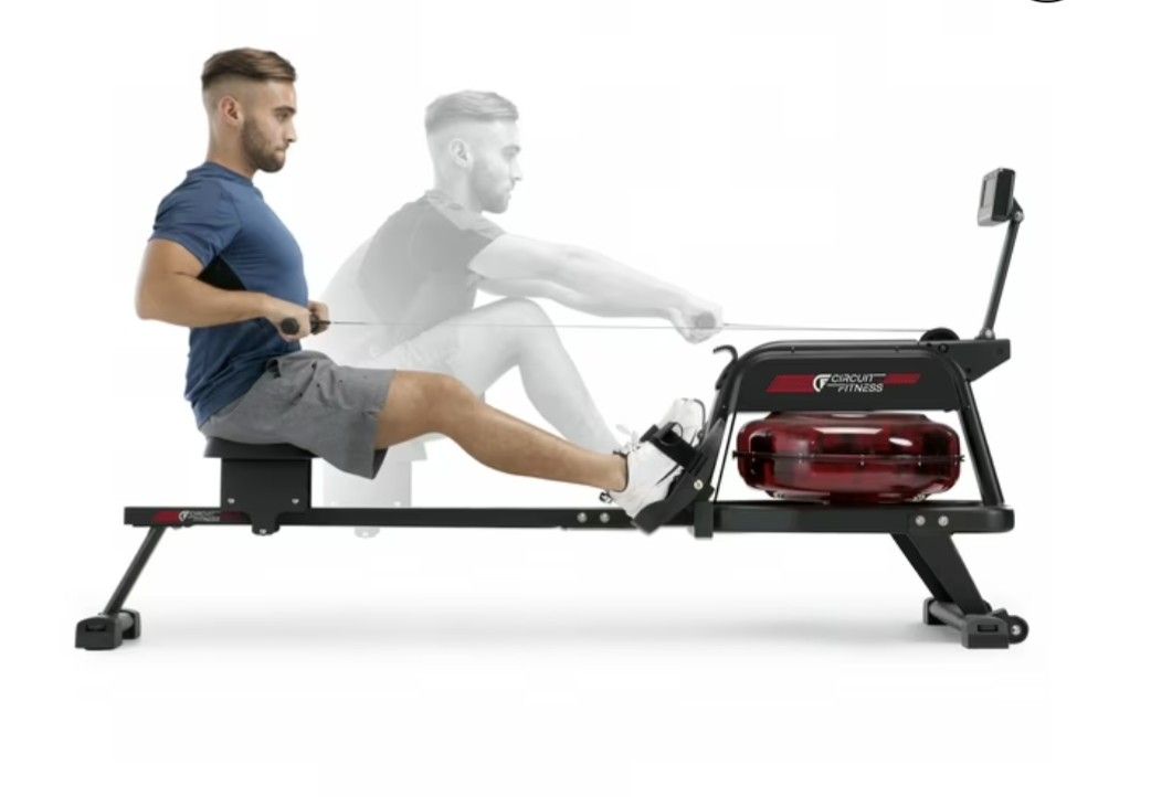 Circuit Fitness Water Rowing Machine Works Great