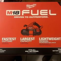 M18 FUEL 18V Lithium-Ion Brushless Cordless Compact Bandsaw (Tool-Only)