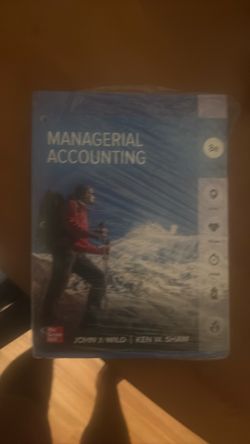 Managerial accounting 8th edition McGraw Hill