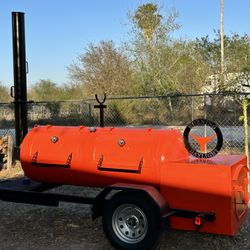 Heavy duty 250 Gal Trailer Smoker