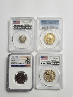 Graded abd Certified U.S Coins - PSGS , NGC
