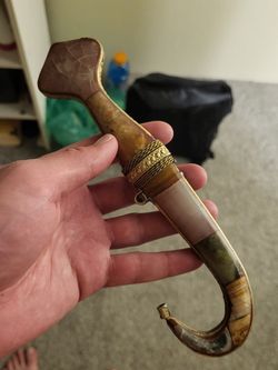 Crystal Knife From Morocco Africa