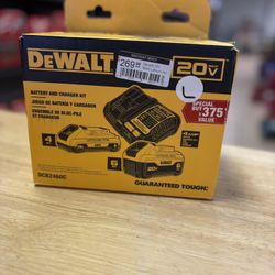 20V MAX Lithium-Ion 6.0Ah and 4.0Ah Battery and Charger Starter Kit