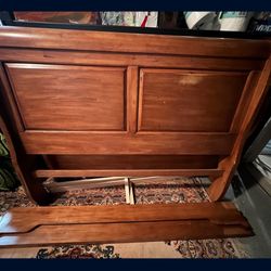 Queen Sized Bed-frame, Mattress, And Box Spring! - $40 All Must Go!