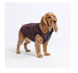 Spark Paws Dog Winter Jacket, Water-Resistant Coat, Warm Reflective Windproof Fleece-Interior, for Medium and Large Dogs - Cosmic - L