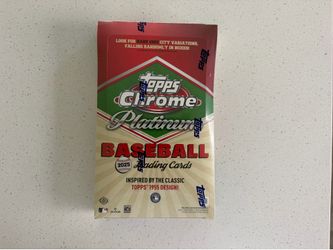 2025 Topps Chrome Platinum Baseball - Hobby Box