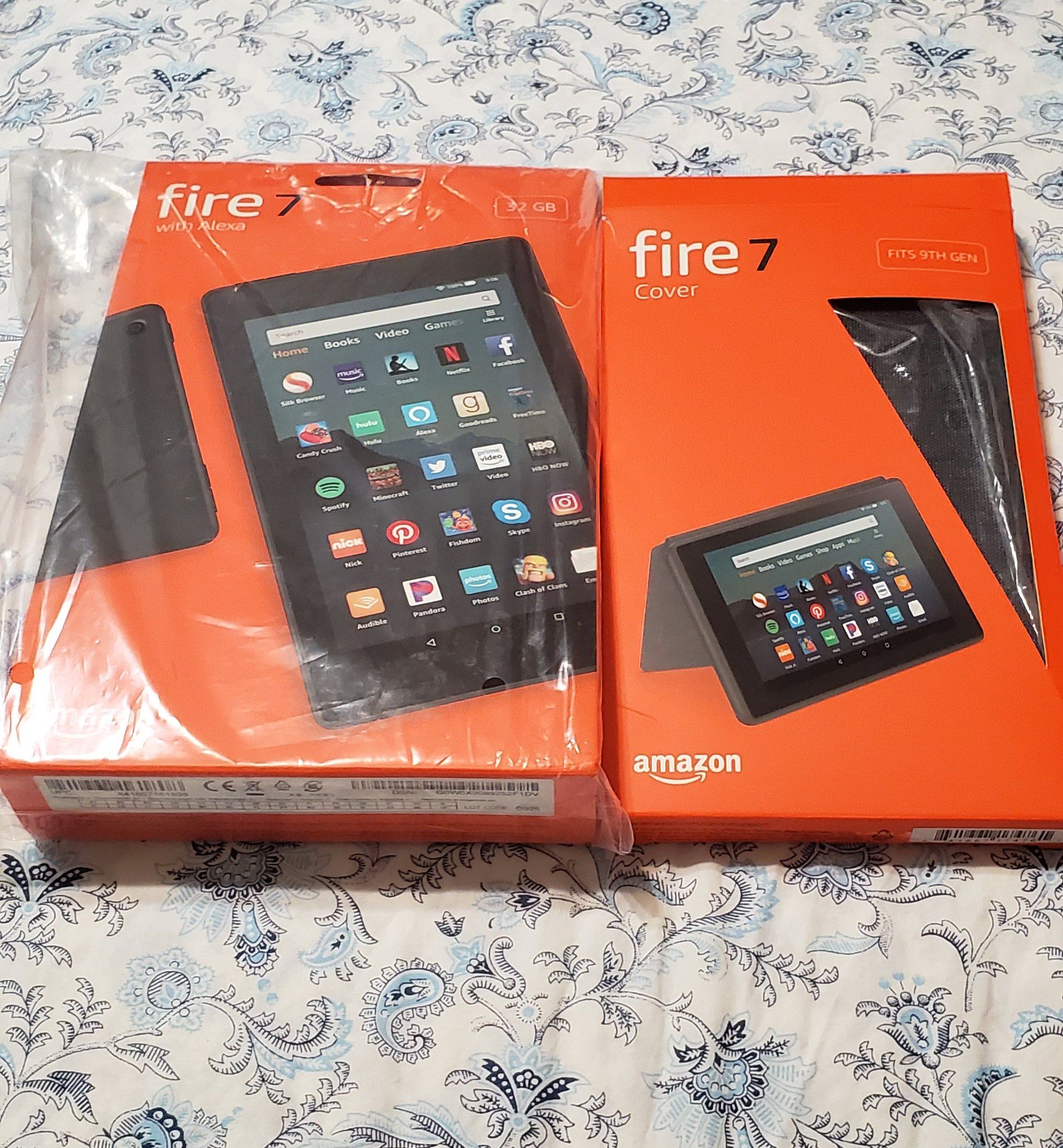 Amazon Fire Tablet + Case