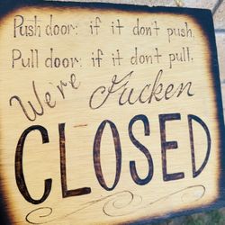 wood art custom sign pyrography