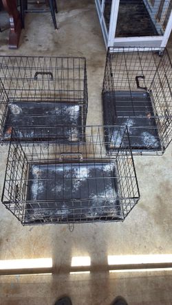 3 Animal Crates