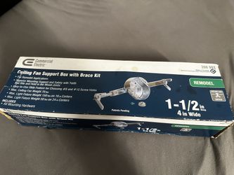Ceiling Fan Support With Brace Kit