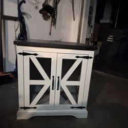 Big Farmhouse Style Electric End Table!