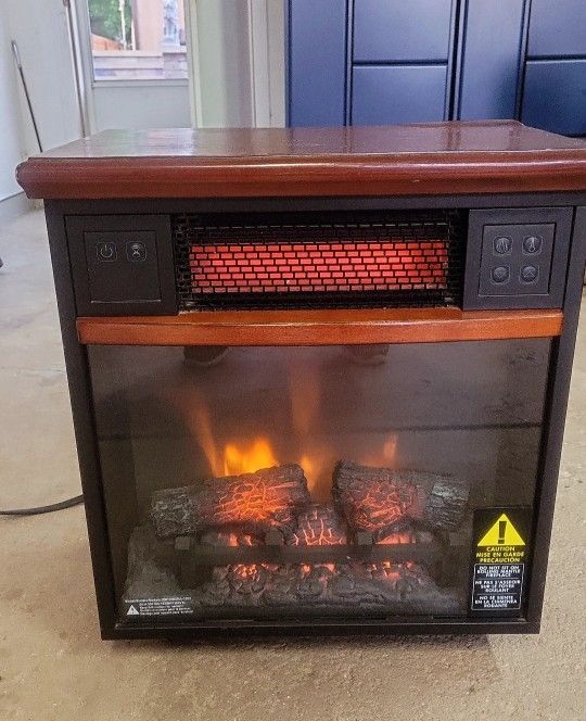 Twin Star Electric Fireplace / Infrared Heater 20IF300GRA-C202