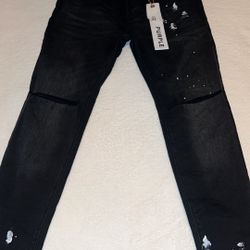 Purple jeans