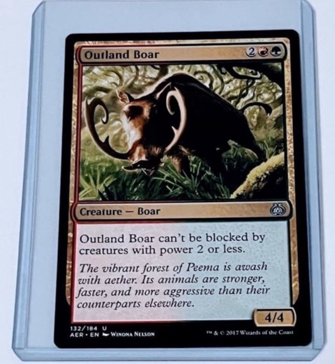 MTG Outland Boar Aether Revolt 132/184 Regular Uncommon