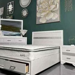 New 4pc Bedroom Set In Box Buy Now Pay Later $39 Down No Credit Needed