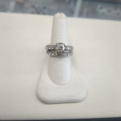 14k White Gold Diamond Rings 12.2 Grams Size 9 Layaway Available 10% Down If You Interested Please Ask For Maribel Thank You 