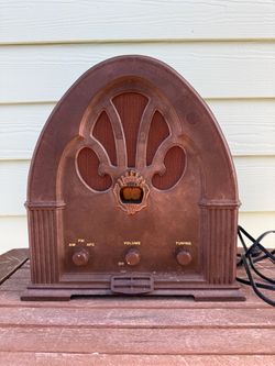 Vintage 1932 Style AM/FM Radio – Fully Working – Retro Antique Look