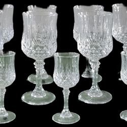 Cristal D' Argues-Durand Longchamp Water/wine Goblets
