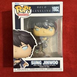 Funko Pop Animation Solo Leveling Sung Jinwoo #1982 Common Only