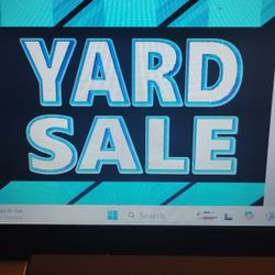 HUGE YARD SALE