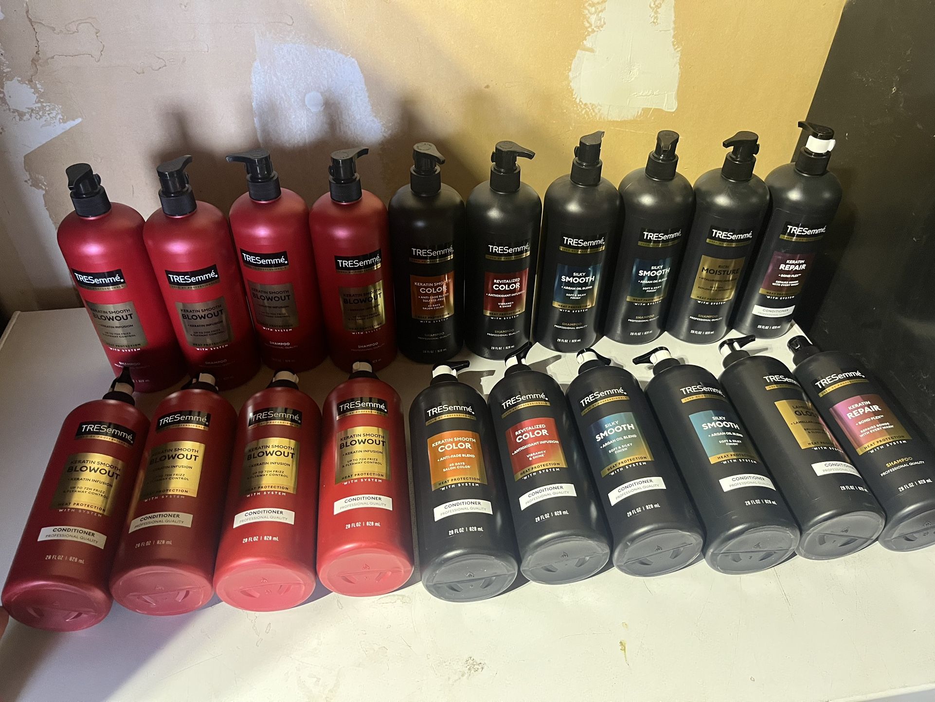 Tresemme Shampoo & Conditioner 28.oz   $8 for 2 ( set) 